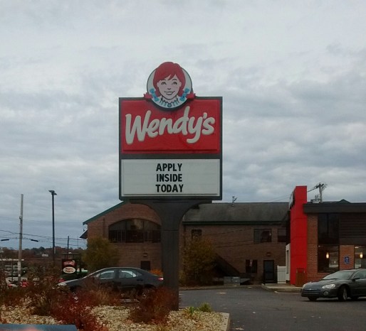 I went inside, but there was nothing apply in there - no pie, no turnovers, nothing.