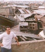 The author in Cité Soleil.